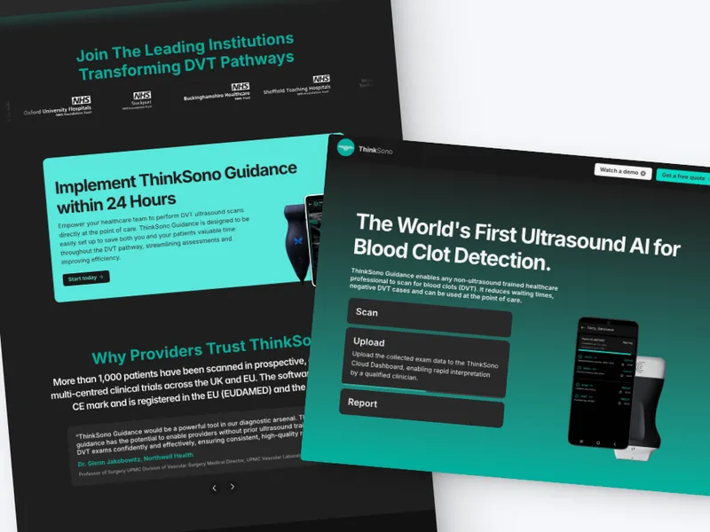 PulseMed AI website by twenty9 agency